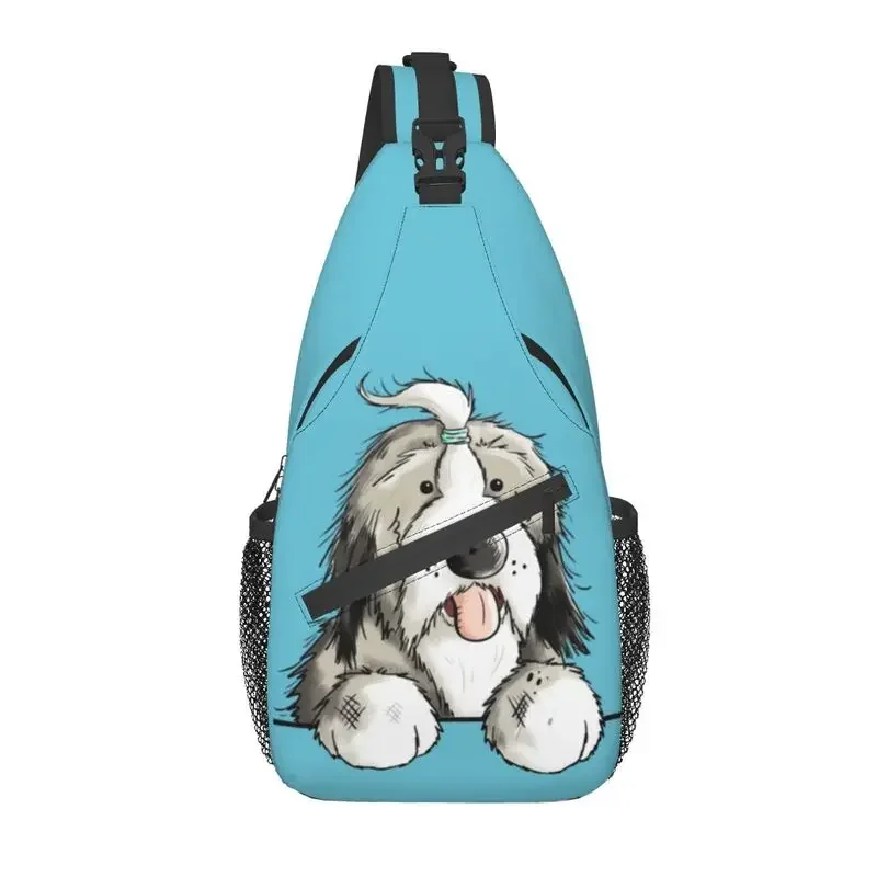 Casual Happy Bearded Collie Dog Sling Bag for Travel Hiking Men's Pet Animal Crossbody Chest Backpack Shoulder Daypack
Casual Happy Bearded Collie Dog Sling Bag for Travel Hiking Men's Pet Animal Crossbody Chest Backpack Shoulder Daypack