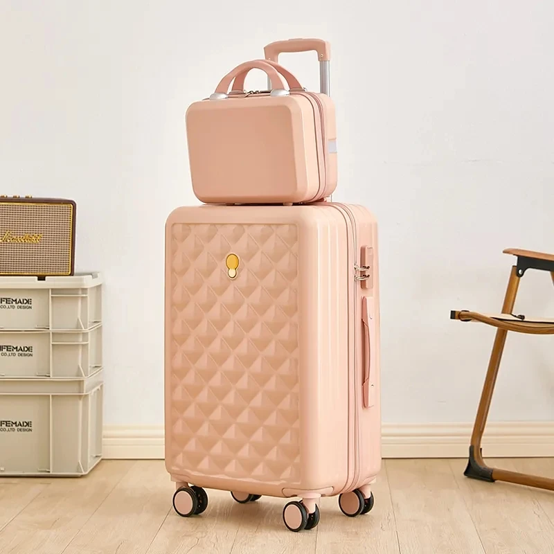 Trolley Case Student Baggage Female Universal Wheel Rolling Luggage Set Password Consignment Suitcase Travel
Trolley Case Student Baggage Female Universal Wheel Rolling Luggage Set Password Consignment Suitcase Travel