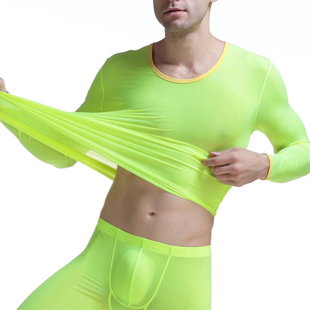 Mens Soft Thin Thermal Underwear Shirts Long Johns Ice Silk Super Slim Top Male 2022 Long Sleeve T-Shirt Tights Sport Tops
Mens Soft Thin Thermal Underwear Shirts Long Johns Ice Silk Super Slim Top Male 2022 Long Sleeve T-Shirt Tights Sport Tops