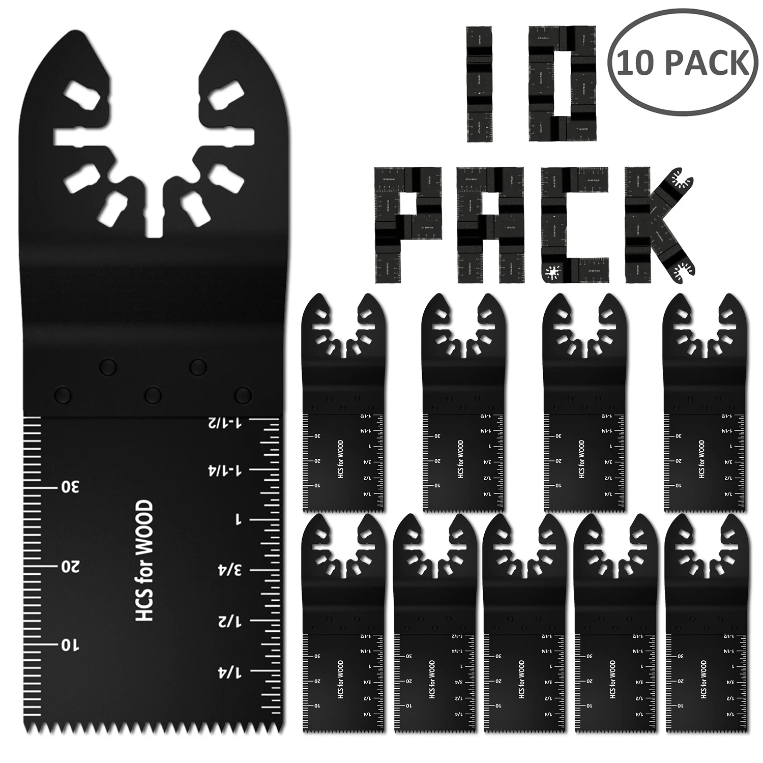 10Pcs Multi-Function Renovator Saw Blade Set Oscillating Saw Blade Power Tools Accessories Multi Cutter Blade Oscillating Blades 
10Pcs Multi-Function Renovator Saw Blade Set Oscillating Saw Blade Power Tools Accessories Multi Cutter Blade Oscillating Blades