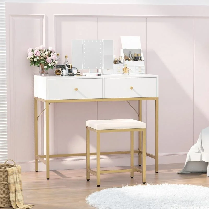 Vanity Desk, Makeup Vanity with Lighted Mirror, White Desk wes Makeup Vanity Desk with Lights, for Bedroom
Vanity Desk, Makeup Vanity with Lighted Mirror, White Desk wes Makeup Vanity Desk with Lights, for Bedroom