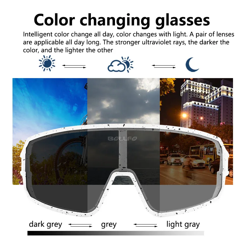 2024 New Spot Smart Polarized Color Changing Cycling Glasses TR Large Frame Sports Sunglasses All-Day Goggles
2024 New Spot Smart Polarized Color Changing Cycling Glasses TR Large Frame Sports Sunglasses All-Day Goggles