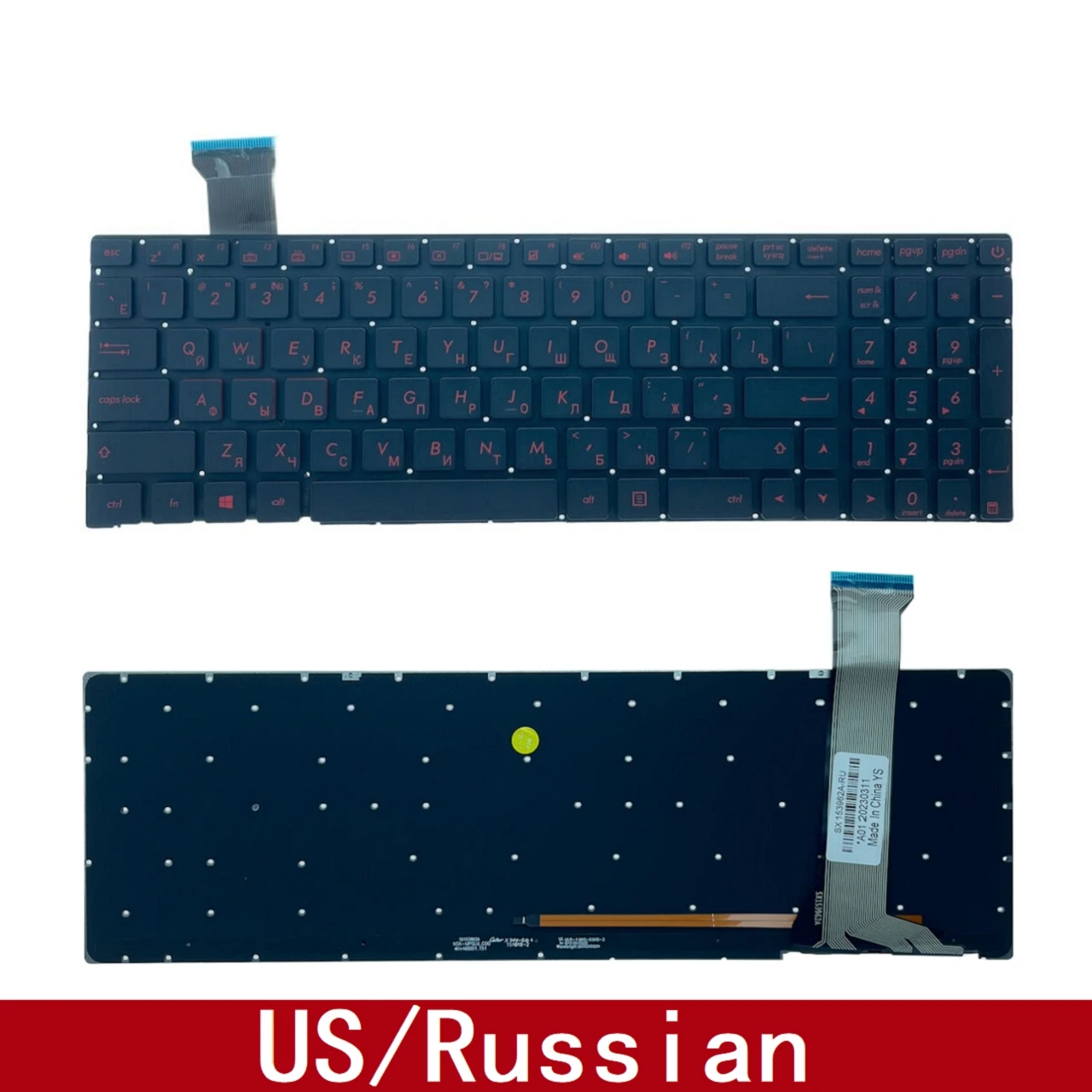 Для ASUS ROG GL552 GL552J GL552JX GL552V GL552VL GL552VW GL552VX сменная Клавиатура для ноутбука с русской раскладкой и подсветкой
Для ASUS ROG GL552 GL552J GL552JX GL552V GL552VL GL552VW GL552VX сменная Клавиатура для ноутбука с русской раскладкой и подсветкой