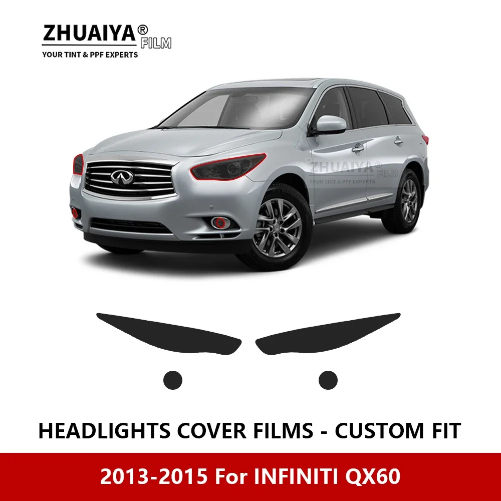 Для INFINITI QX60 2013-2015 Автомобильная внешняя фара против царапин PPF предварительно вырезанная Защитная пленка для ремонта автомобильные наклейки аксессуары
Для INFINITI QX60 2013-2015 Автомобильная внешняя фара против царапин PPF предварительно вырезанная Защитная пленка для ремонта автомобильные наклейки аксессуары