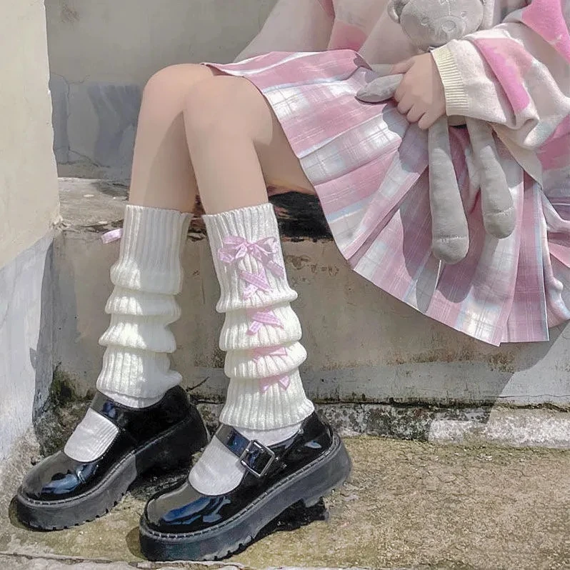 Sweet Pink Bow Tie Leg Warmers Kawaii Japanese Plush Fur Leg Winter Warm Y2K Leg Covers Harajuku Bow Boot Cuffs JK Lolita Sock
Sweet Pink Bow Tie Leg Warmers Kawaii Japanese Plush Fur Leg Winter Warm Y2K Leg Covers Harajuku Bow Boot Cuffs JK Lolita Sock