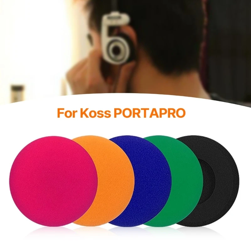 

Breathable Ear Pads for Koss PORTAPRO Headsets Density Foam Earpads, Add Thickness for Improved Sound Quality Earmuff