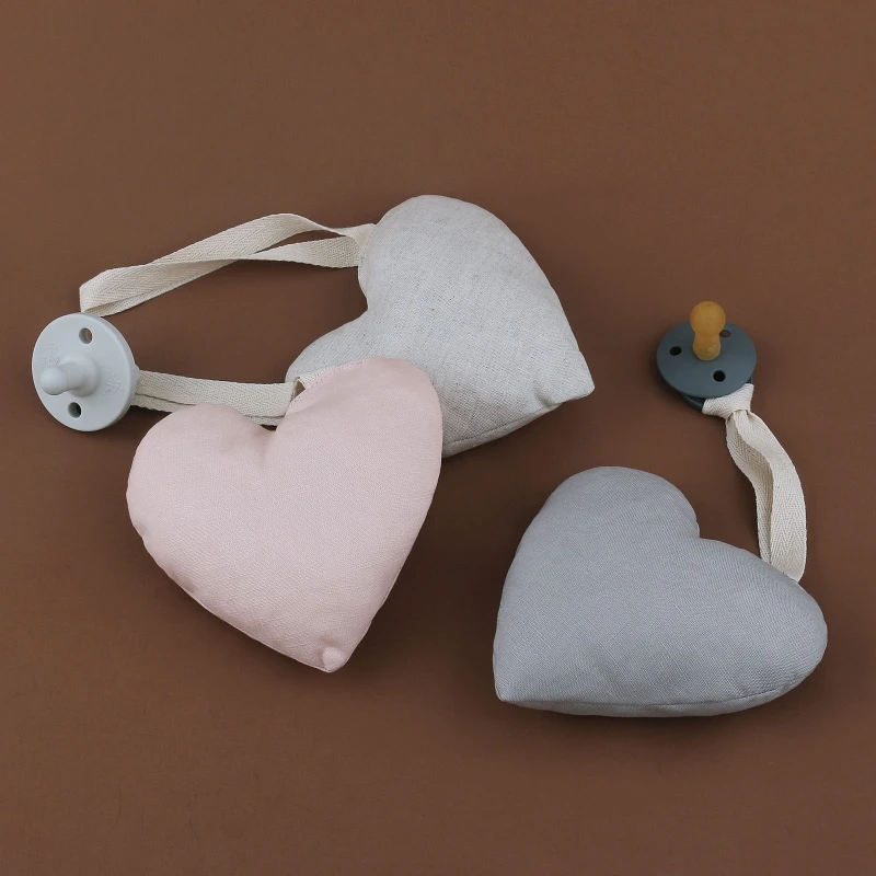 Baby Pacifier Clip Chain Pendant Soft Cotton Heart-shape Soother Holder Decor Dummy Nipple Hanging Ornament for Newborn Infants
Baby Pacifier Clip Chain Pendant Soft Cotton Heart-shape Soother Holder Decor Dummy Nipple Hanging Ornament for Newborn Infants