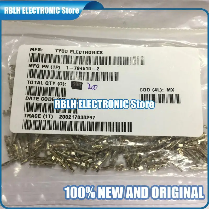 50 шт./партия, новый и оригинальный разъем 1-794610-2
50 шт./партия, новый и оригинальный разъем 1-794610-2