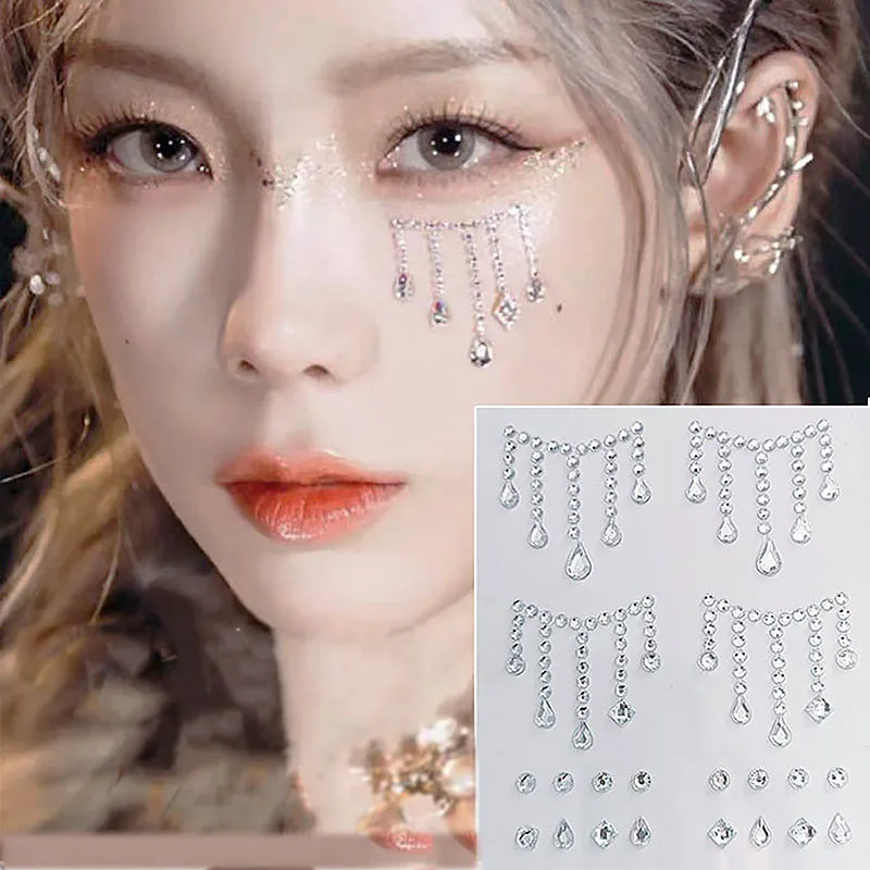 New 3D Rhinestone Face Sticker Glitter Face Festivals Accessories Face Gems Jewels Stickers Makeup Crystals Bright Stickers
New 3D Rhinestone Face Sticker Glitter Face Festivals Accessories Face Gems Jewels Stickers Makeup Crystals Bright Stickers