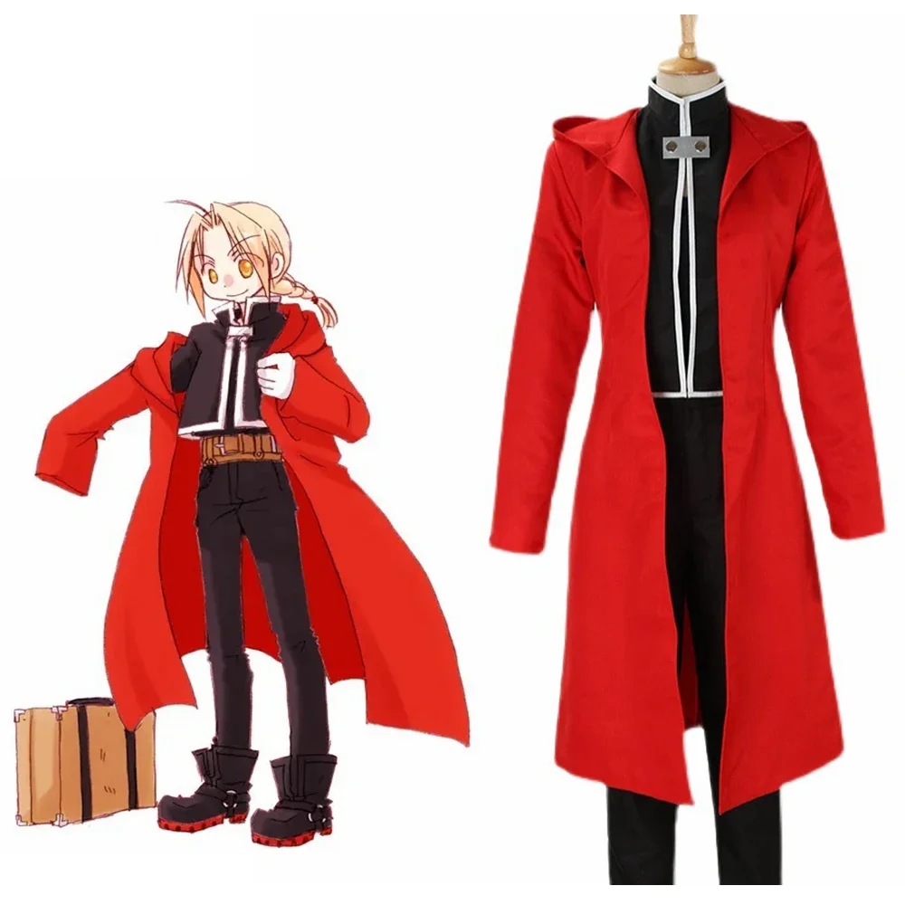 Unisex Anime Cos Fullmetal Alchemist Edward Elric Cosplay Costumes Outfit Halloween Christmas Uniform Custom Size
Unisex Anime Cos Fullmetal Alchemist Edward Elric Cosplay Costumes Outfit Halloween Christmas Uniform Custom Size