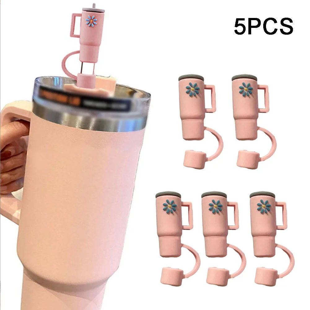 5Pcs Straw Cover Cap For Cup Silicone Straw Topper Compatible With Tumbler With Handle Straw Tip Covers Tumbler Cute Cup Access
5Pcs Straw Cover Cap For Cup Silicone Straw Topper Compatible With Tumbler With Handle Straw Tip Covers Tumbler Cute Cup Access