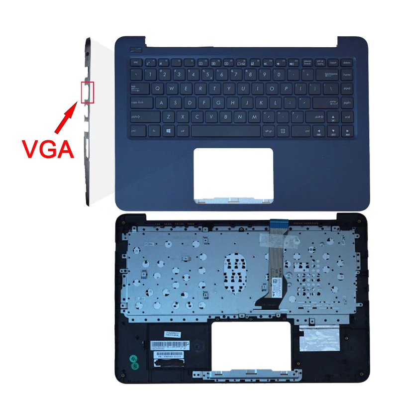 For Asus E402 E402M E402SA E402NA R417SA R417 palm rest shell laptop keyboard upper cover case For Asus E402 E402M E402SA E402NA R417SA R417 palm rest shell laptop keyboard upper cover case