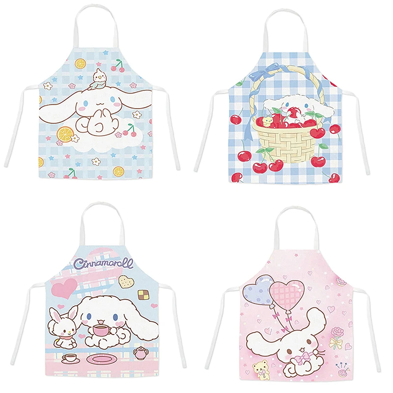 Детские фартуки для родителей и детей Kawaii Sanrio, кухонные фартуки без рукавов с мультяшным рисунком в виде коричника, маслостойкие антиобрастающие средства для уборки
Детские фартуки для родителей и детей Kawaii Sanrio, кухонные фартуки без рукавов с мультяшным рисунком в виде коричника, маслостойкие антиобрастающие средства для уборки