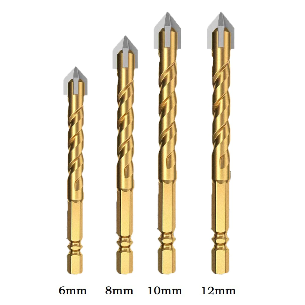 4pcs Cross Hex Tile Drill Bits Set Glass Ceramic Concrete Hole Opener Cutter 4 Flutes Carbide Bit Concrete Drill Bits Power Tool
4pcs Cross Hex Tile Drill Bits Set Glass Ceramic Concrete Hole Opener Cutter 4 Flutes Carbide Bit Concrete Drill Bits Power Tool