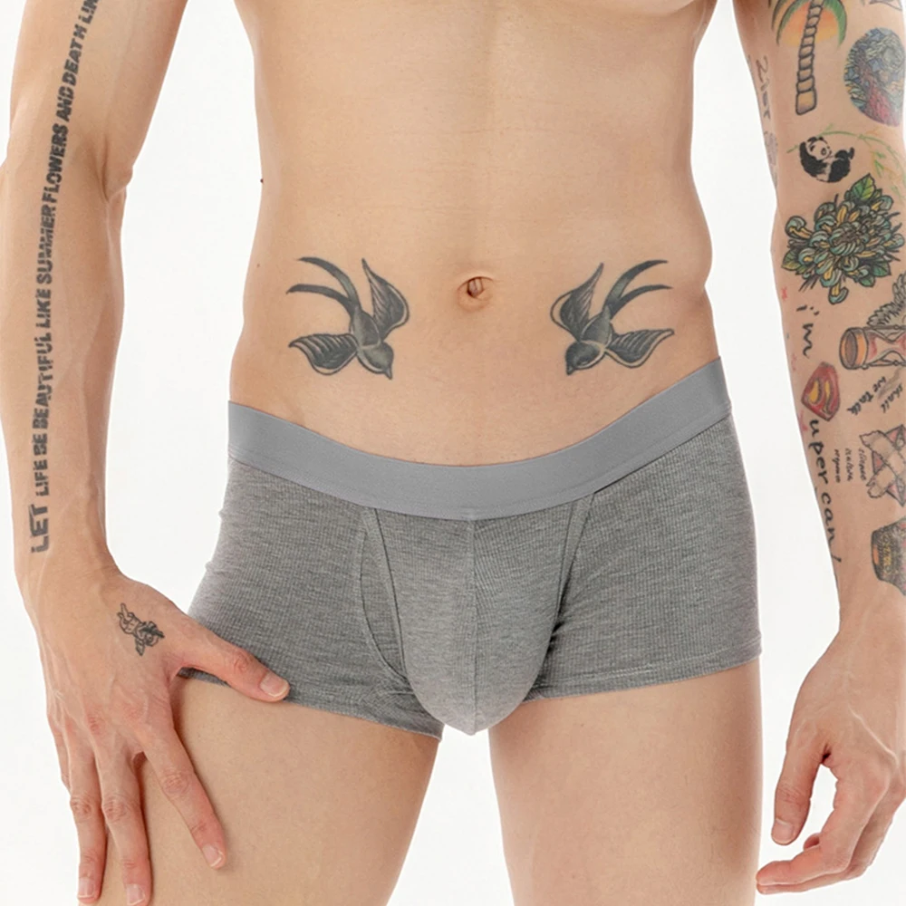 Men Sexy Briefs Underwear Ribbed Breathable U Convex Large Pocket Sports Big Pouch Boxer Shorts Skin-Friendly Soft Underpants
Men Sexy Briefs Underwear Ribbed Breathable U Convex Large Pocket Sports Big Pouch Boxer Shorts Skin-Friendly Soft Underpants