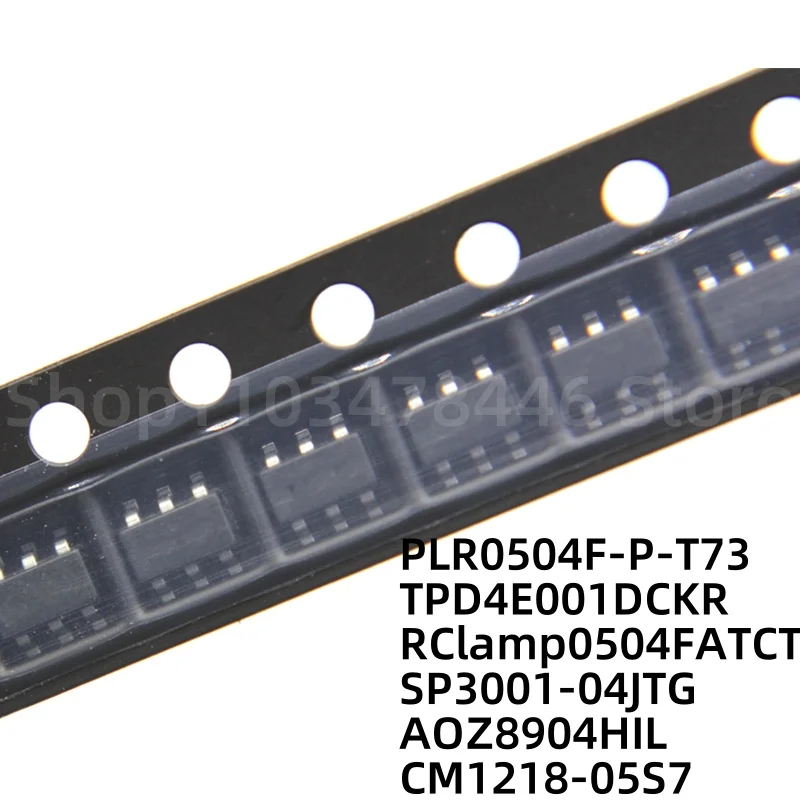 100 шт., фонарь TPD4E001DCKR RClamp0504FATCT, фонарь AOZ8904HIL, фонарь 
100 шт., фонарь TPD4E001DCKR RClamp0504FATCT, фонарь AOZ8904HIL, фонарь