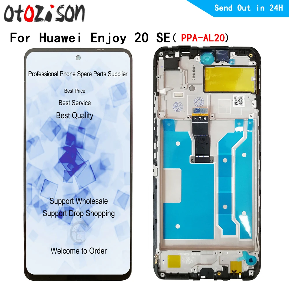 6.67" IPS LCD For Huawei Enjoy 20 SE PPA-AL20 LCD Display Touch Screen Digitizer With Frame Assembly For Huawei Enjoy 20SE
6.67" IPS LCD For Huawei Enjoy 20 SE PPA-AL20 LCD Display Touch Screen Digitizer With Frame Assembly For Huawei Enjoy 20SE