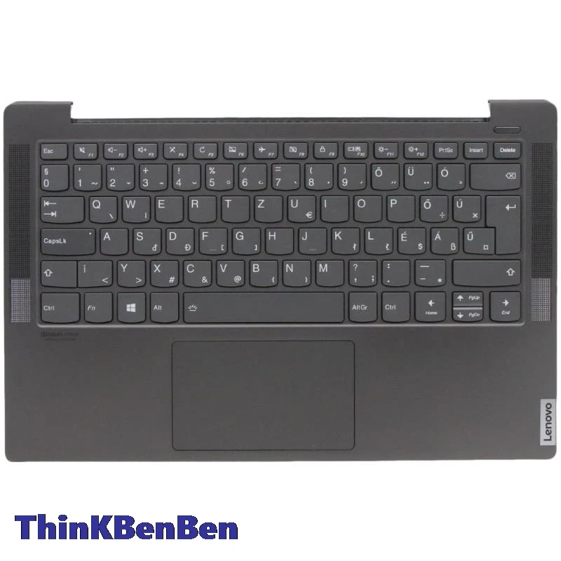

HU Hungarian Keyboard Iron Gray Upper Case Palmrest Shell Cover For Lenovo Ideapad Yoga S740 14 14IIL Laptop 5CB0U44091