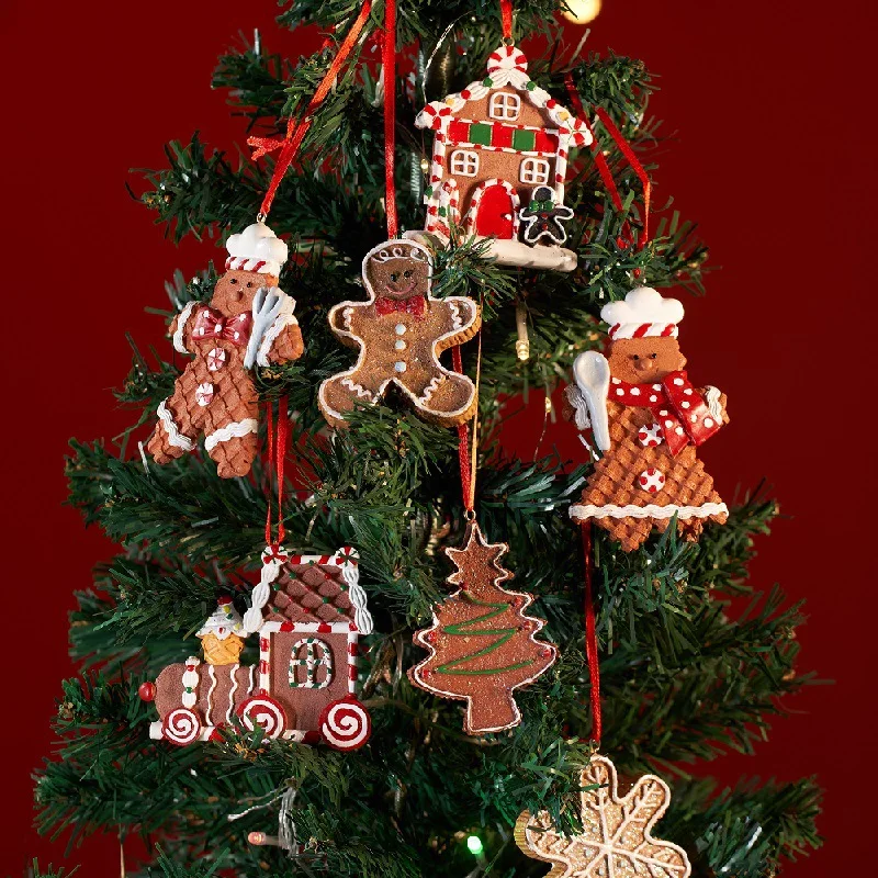 Christmas Gingerbread Man Pendant Christmas Tree Drop Ornaments Festive Home Decor Scene Arrangement Pendant Christmas Ornaments
Christmas Gingerbread Man Pendant Christmas Tree Drop Ornaments Festive Home Decor Scene Arrangement Pendant Christmas Ornaments