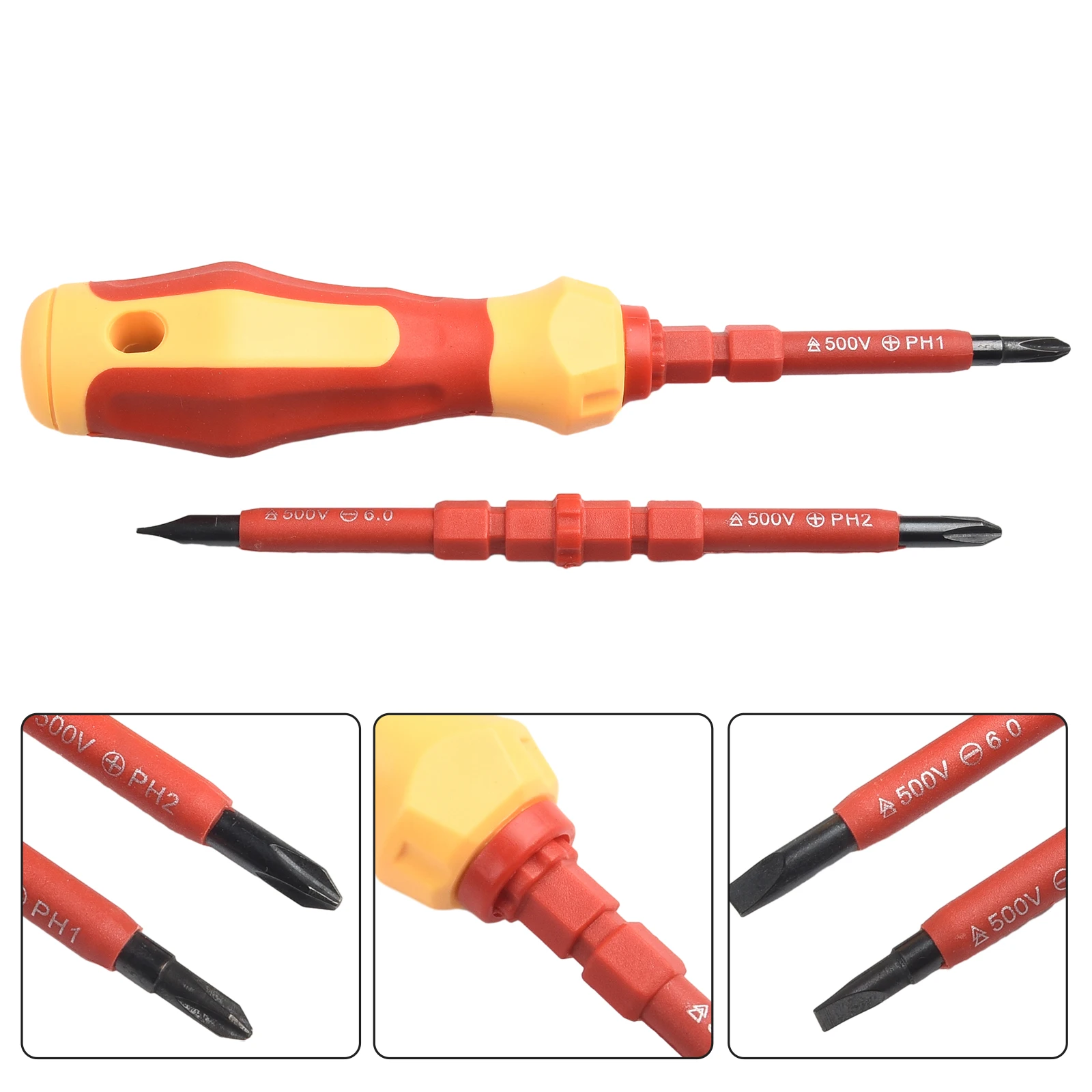 3in-1 Screwdriver Bit Handle Set Multi-Purpose Slotted Cross Screwdriver 15.8cm For Electricians Repairing Hand Manual Tools
3in-1 Screwdriver Bit Handle Set Multi-Purpose Slotted Cross Screwdriver 15.8cm For Electricians Repairing Hand Manual Tools