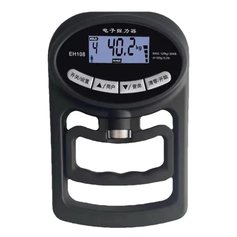Digital Hand Grip Strength Trainer Electronic Hand Grip Strength Tester 265lb/120kg Grip Strength Measurement Meter For Grip
Digital Hand Grip Strength Trainer Electronic Hand Grip Strength Tester 265lb/120kg Grip Strength Measurement Meter For Grip