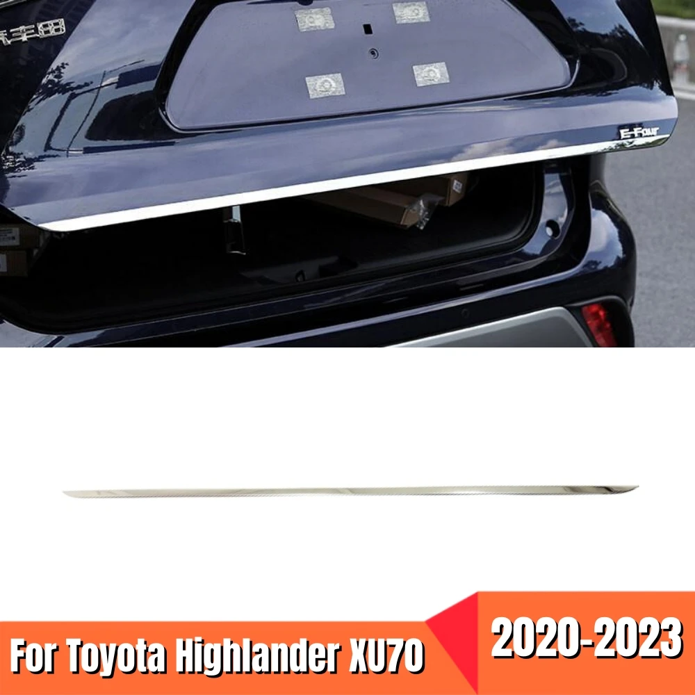 For Toyota Highlander XU70 2020-2023 Exterior Accessories Stainless steel decor Car Rear Back Trunk Tailgate Door Trim Cover
For Toyota Highlander XU70 2020-2023 Exterior Accessories Stainless steel decor Car Rear Back Trunk Tailgate Door Trim Cover