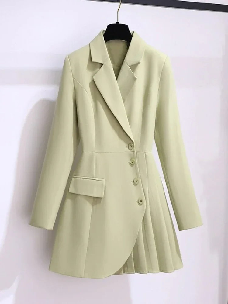 Lnsozkdg Blazer Women Long Sleeve Waist Pleated Jacket Women Office Ladies Spring Autumn New Female Clothing Blazer Mujer Coats
Lnsozkdg Blazer Women Long Sleeve Waist Pleated Jacket Women Office Ladies Spring Autumn New Female Clothing Blazer Mujer Coats