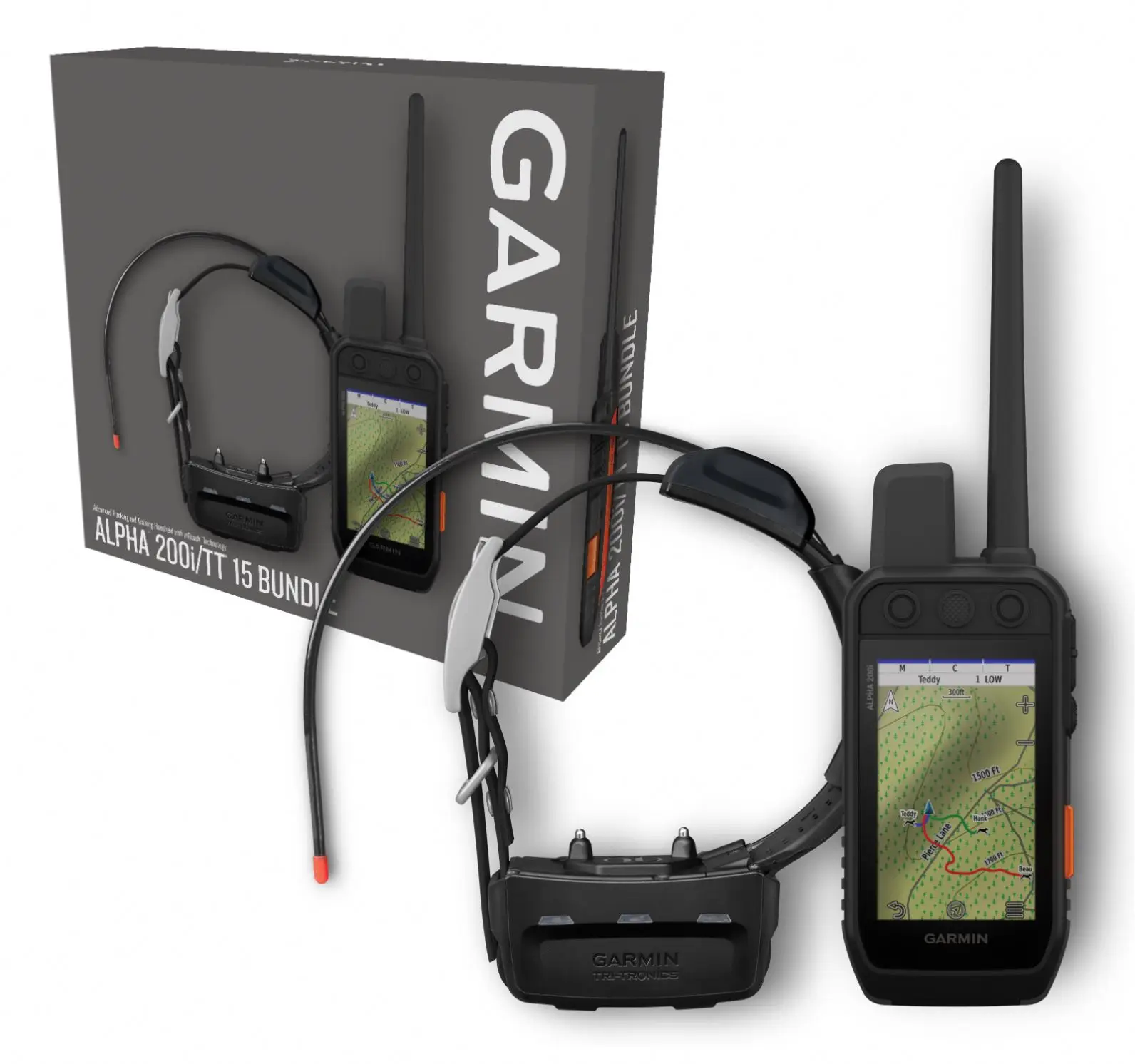 

FOR-Garmin Alpha 100 T5 200i Tt15 Bundle Standard GPS Dog Tracking Device 100 T5 200i Tt15 Bundle GPS Dog Tracking Device Baja!!