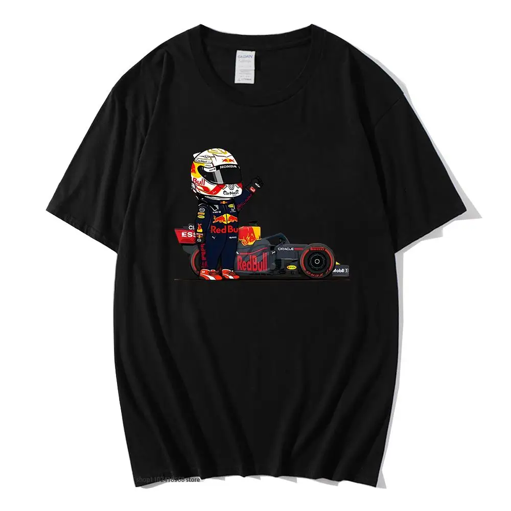 100% Cotton F1 T-shirt Men's Clothing Summer Women's Short Sleeve Shirt Mini F1 T-Shirts Fashion Kawaii Japanese Tops Streetwear
100% Cotton F1 T-shirt Men's Clothing Summer Women's Short Sleeve Shirt Mini F1 T-Shirts Fashion Kawaii Japanese Tops Streetwear