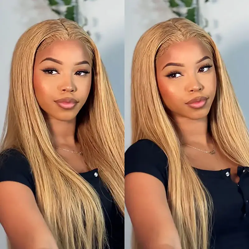 High Quality Synthetic Hair Lace Front Wig Mix Gold Brown Straight Heat Resistant Fiber Hair Pre Plucked Hairline For Women Wigs
High Quality Synthetic Hair Lace Front Wig Mix Gold Brown Straight Heat Resistant Fiber Hair Pre Plucked Hairline For Women Wigs