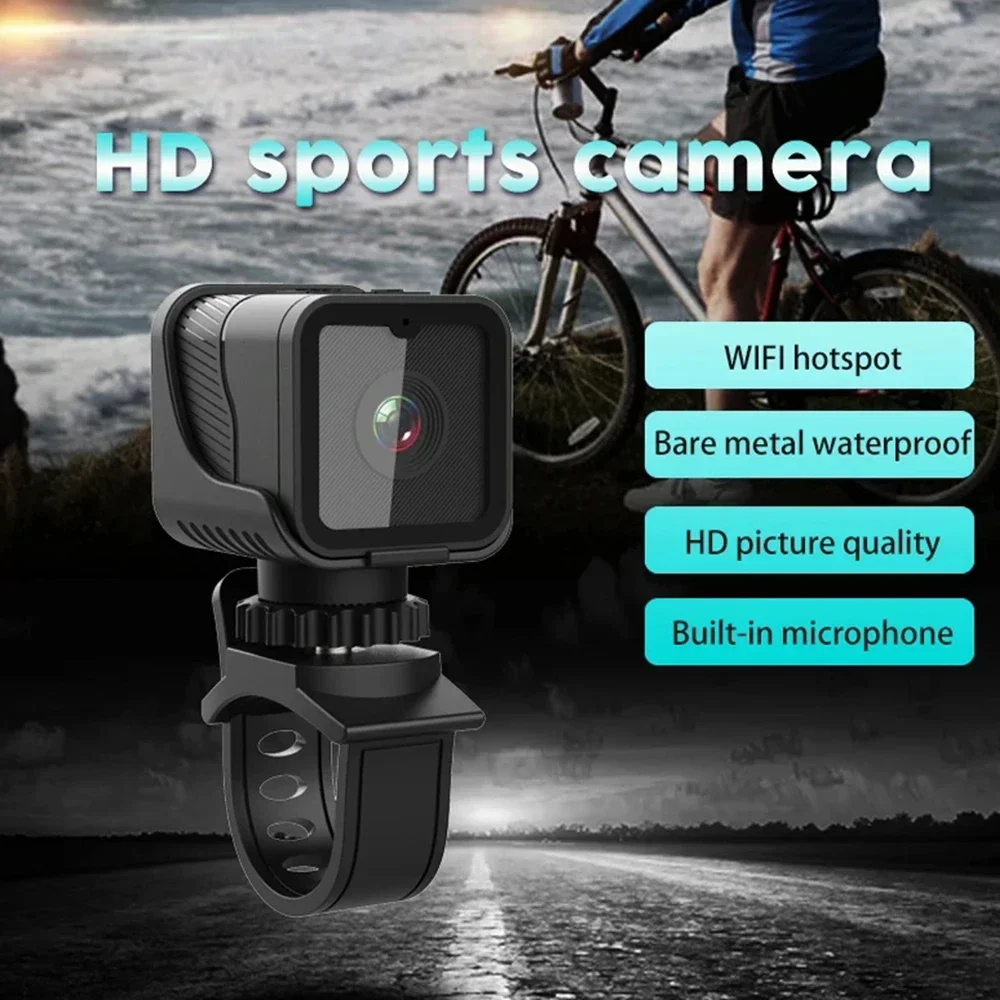 

WiFi Sports Camera Mini Waterproof Camcorders Motorcycle Bicycle Driving Recorder Motion DV Law Enforcement Instrument 1080P HD