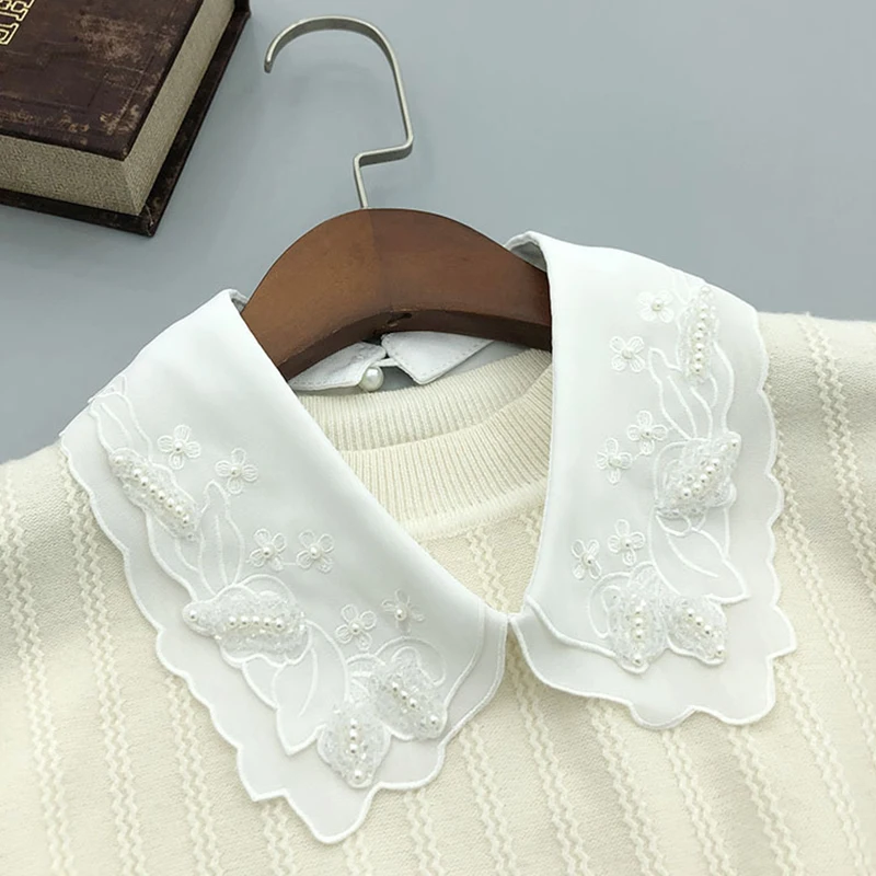 Fake Collar for Women Shirt Handmade Beads Necklace False Collar for Sweater Shirt Detachable Collars Neckwear Accessories
Fake Collar for Women Shirt Handmade Beads Necklace False Collar for Sweater Shirt Detachable Collars Neckwear Accessories