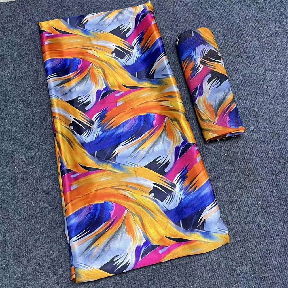 African Satin Fabric ,Printing Satin Silk , African Satin Wax ,Nigerian Women Dress, Satin Cloth Match Tulle Blouse, 4 + 2 Yards
African Satin Fabric ,Printing Satin Silk , African Satin Wax ,Nigerian Women Dress, Satin Cloth Match Tulle Blouse, 4 + 2 Yards
