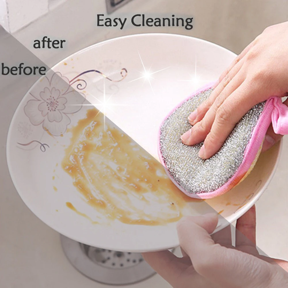 Dishwashing Sponge Reusable Washable Sponges Double Side Sponge To Wash Dishes Useful Things For Kitchen Clean Tools
Dishwashing Sponge Reusable Washable Sponges Double Side Sponge To Wash Dishes Useful Things For Kitchen Clean Tools