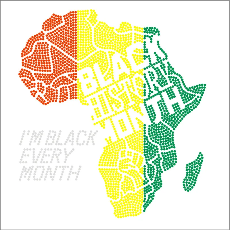 Rhinestone Transfer Black History Iron On Letters Patches For Clothes Custom T-Shirt Hotfix Crystals Decorative Stickers
Rhinestone Transfer Black History Iron On Letters Patches For Clothes Custom T-Shirt Hotfix Crystals Decorative Stickers