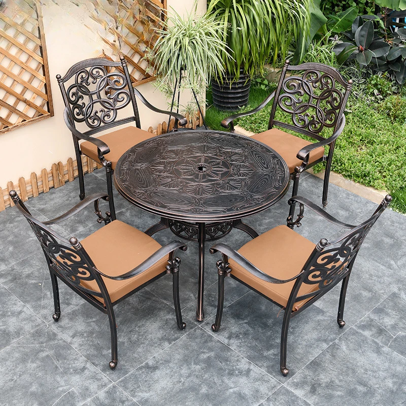 outdoor table and chair courtyard cast aluminum outdoor garden outdoor leisure wrought iron furniture balcony terrace table
outdoor table and chair courtyard cast aluminum outdoor garden outdoor leisure wrought iron furniture balcony terrace table