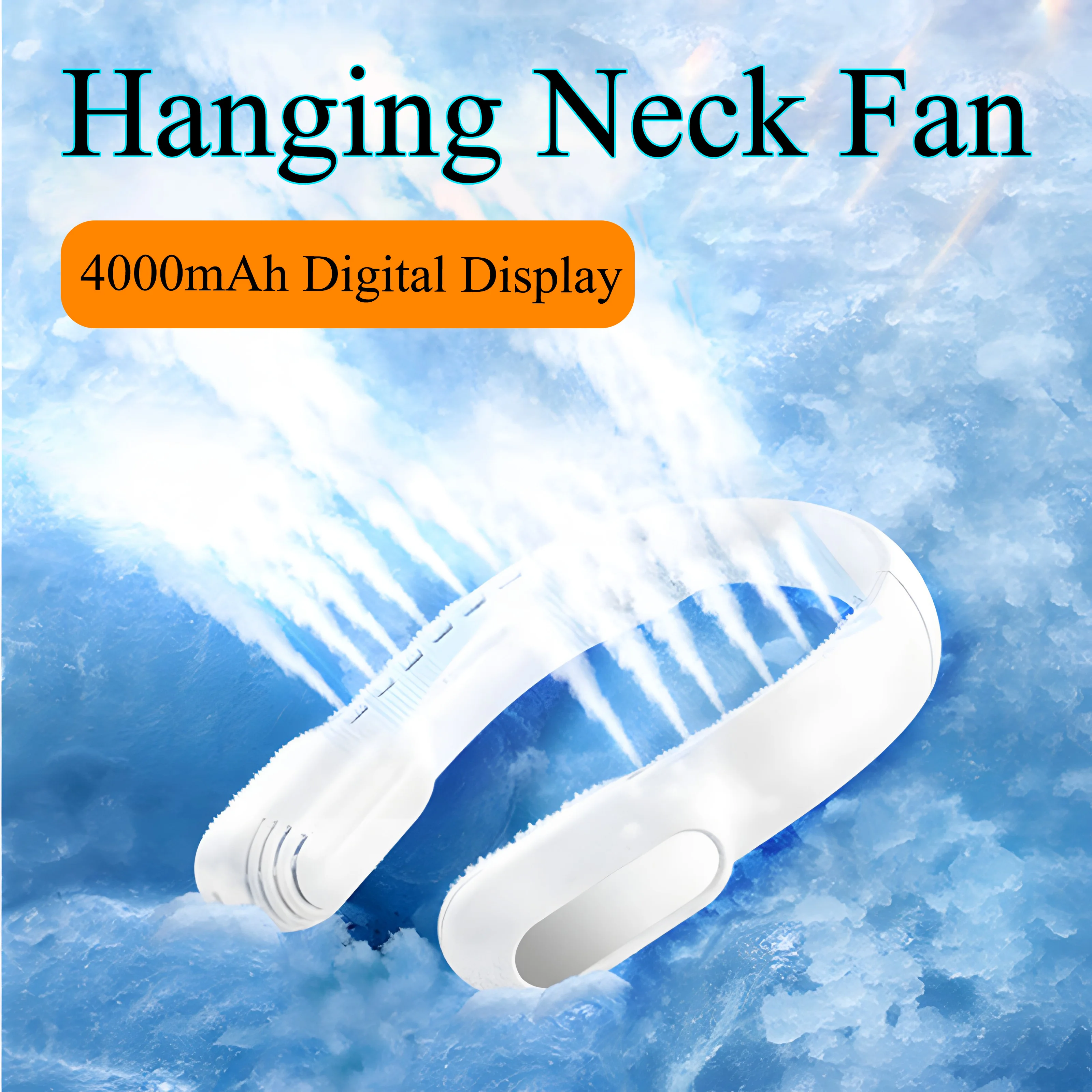 Neck Fan Electric Hanging Bladeless Fans Portable Fans 4000mAh Battery USB Rechargeable Home Ceiling for Outdoor Air Cooler
Neck Fan Electric Hanging Bladeless Fans Portable Fans 4000mAh Battery USB Rechargeable Home Ceiling for Outdoor Air Cooler