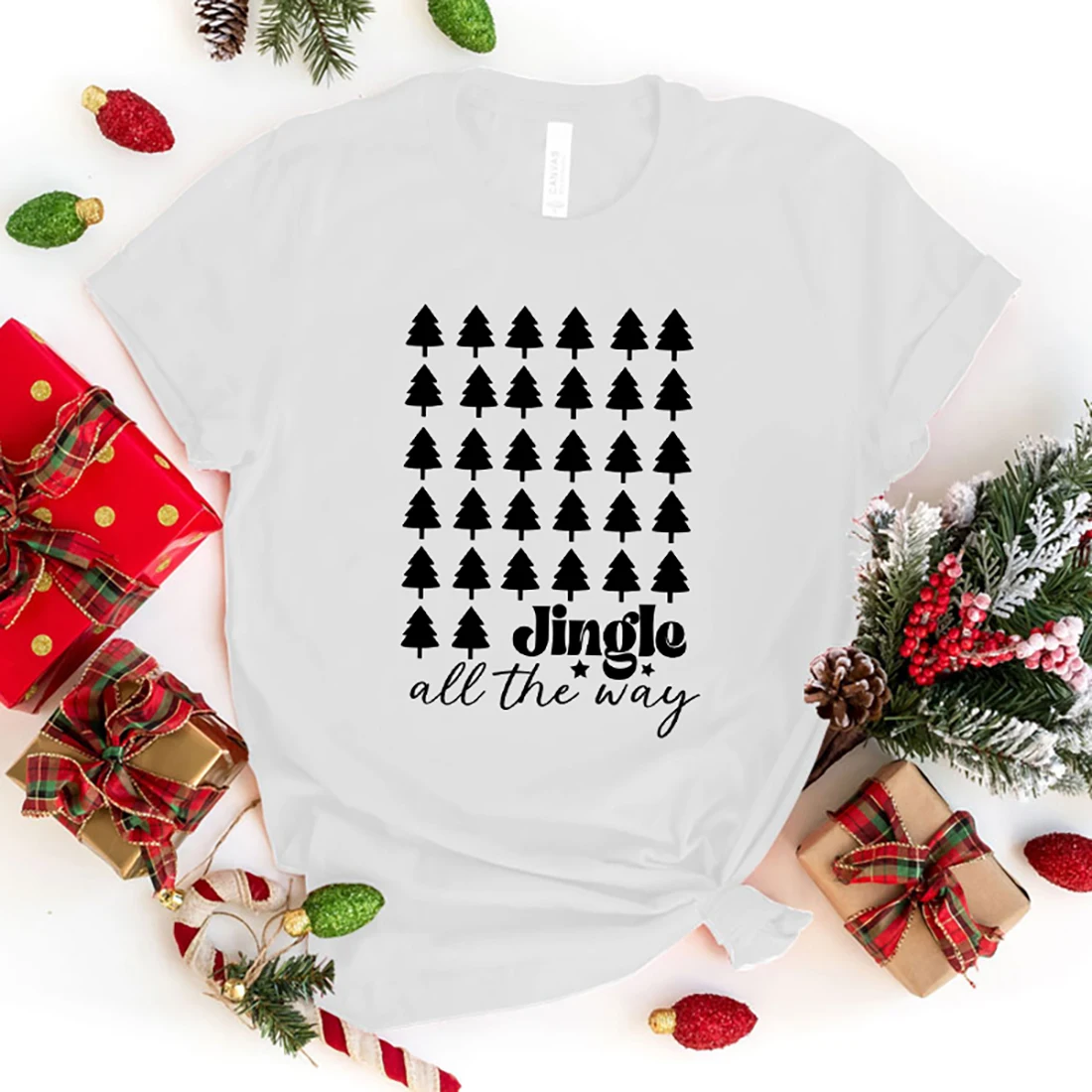 Лидер продаж, забавная футболка Jingle с рождественской елкой, модная повседневная футболка с коротким рукавом и принтом в стиле Харадзюку, Топ
Лидер продаж, забавная футболка Jingle с рождественской елкой, модная повседневная футболка с коротким рукавом и принтом в стиле Харадзюку, Топ