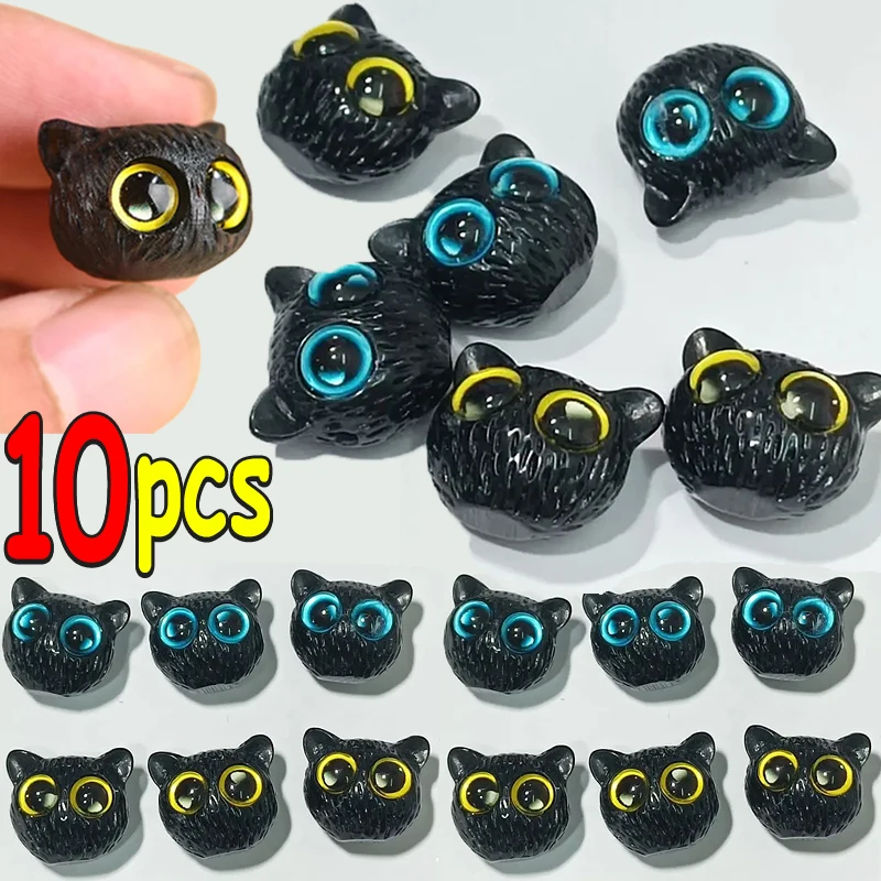 10pcs 3D Cute Cat Head Beads for DIY Handmade Bracelet Necklace Pendants Cartoon Big Eyes Owl Material Tools Jewelry Accessories
10pcs 3D Cute Cat Head Beads for DIY Handmade Bracelet Necklace Pendants Cartoon Big Eyes Owl Material Tools Jewelry Accessories