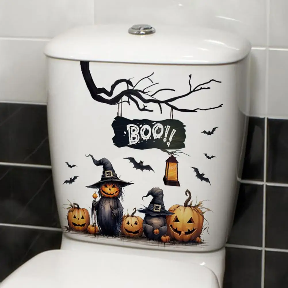 Easy to Remove Toilet Sticker Ceramic Tile Stickers Spooky Halloween Decor Funny Ghost Pumpkin Witch Wall Stickers for Removable
Easy to Remove Toilet Sticker Ceramic Tile Stickers Spooky Halloween Decor Funny Ghost Pumpkin Witch Wall Stickers for Removable
