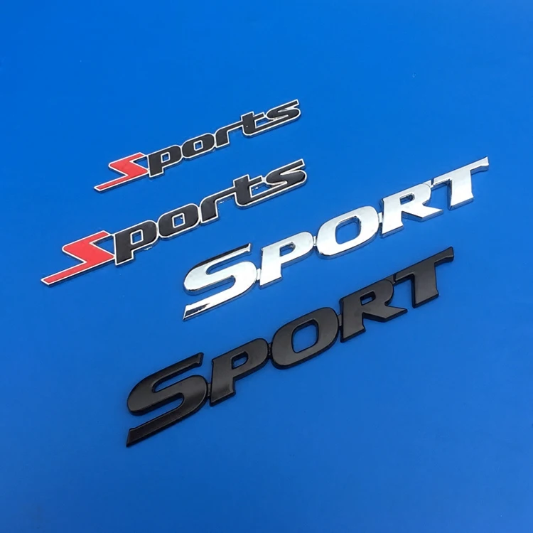 1 PCS SPORT Emblem Badge Decal Sticker SPORT Car Sports Word Letter Chrome Metal Auto Car Stickers Emblem Car Accessories
1 PCS SPORT Emblem Badge Decal Sticker SPORT Car Sports Word Letter Chrome Metal Auto Car Stickers Emblem Car Accessories
