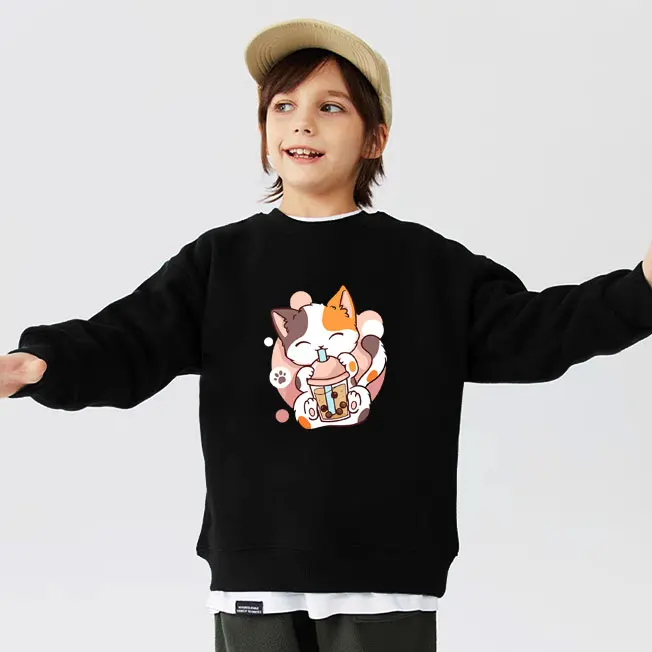 Kids Clothes Cute Cat Cartoon Print Designer Sweatshirts Hoodie For Girls Boys Fashion Children Outerwear
Kids Clothes Cute Cat Cartoon Print Designer Sweatshirts Hoodie For Girls Boys Fashion Children Outerwear
