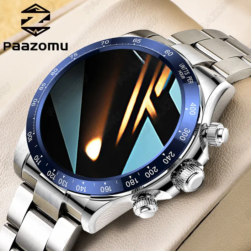 

2023 New Business Smart Watch Men IP67 Waterproof Bluetooth Call Watch Fitness GPS Tracker Multiple Sports Mode Steel Smartwatch
