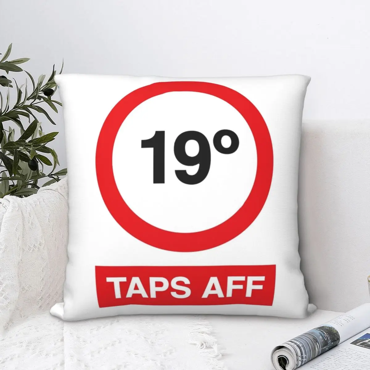 TAPS AFF! - Warning Symbol Square Pillowcase Polyester Pillow Cover Velvet Cushion Decor Comfort Throw Pillow for home sofa
TAPS AFF! - Warning Symbol Square Pillowcase Polyester Pillow Cover Velvet Cushion Decor Comfort Throw Pillow for home sofa