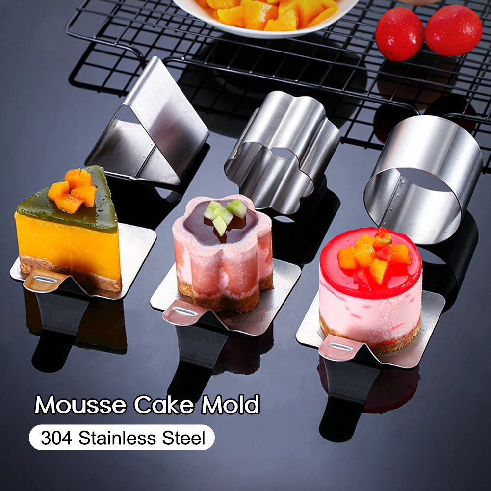 DIY Mousse Cake Mold 304 Stainless Steel Cake Ring Mold for Baking Dessert Cake Decorating Tool Home Baking Mold
DIY Mousse Cake Mold 304 Stainless Steel Cake Ring Mold for Baking Dessert Cake Decorating Tool Home Baking Mold