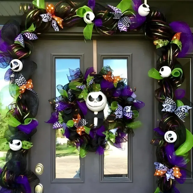 Home Decor New Halloween Wreath Pendant Door Pendant Decorate Wall Decorations for Party Venues
Home Decor New Halloween Wreath Pendant Door Pendant Decorate Wall Decorations for Party Venues