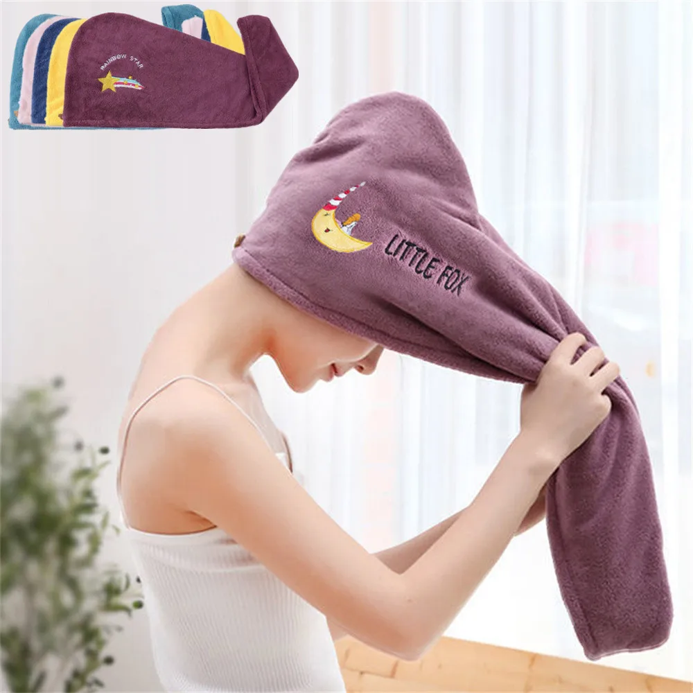Women Microfiber Towel Hair Hat Quick-dry Hair Towel Bath Towel Solid Towel Cap Super Absorption Turban Hair Dry Bathroom Decor
Women Microfiber Towel Hair Hat Quick-dry Hair Towel Bath Towel Solid Towel Cap Super Absorption Turban Hair Dry Bathroom Decor