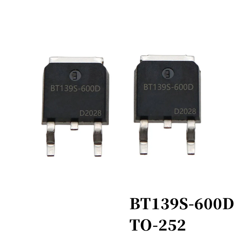 10~100Pcs BT139S-600D/600E BT139S-800D/800E SMD Thyristor BT138S-600D/600E BT138S-800D/800E Triac TO-252
10~100Pcs BT139S-600D/600E BT139S-800D/800E SMD Thyristor BT138S-600D/600E BT138S-800D/800E Triac TO-252