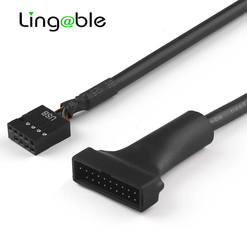 Материнская плата Lingable 19, 20 Pin, USB 3,0 Male на 9 Pin USB 2,0 Female, Кабель-адаптер 15 см для компьютера
Материнская плата Lingable 19, 20 Pin, USB 3,0 Male на 9 Pin USB 2,0 Female, Кабель-адаптер 15 см для компьютера