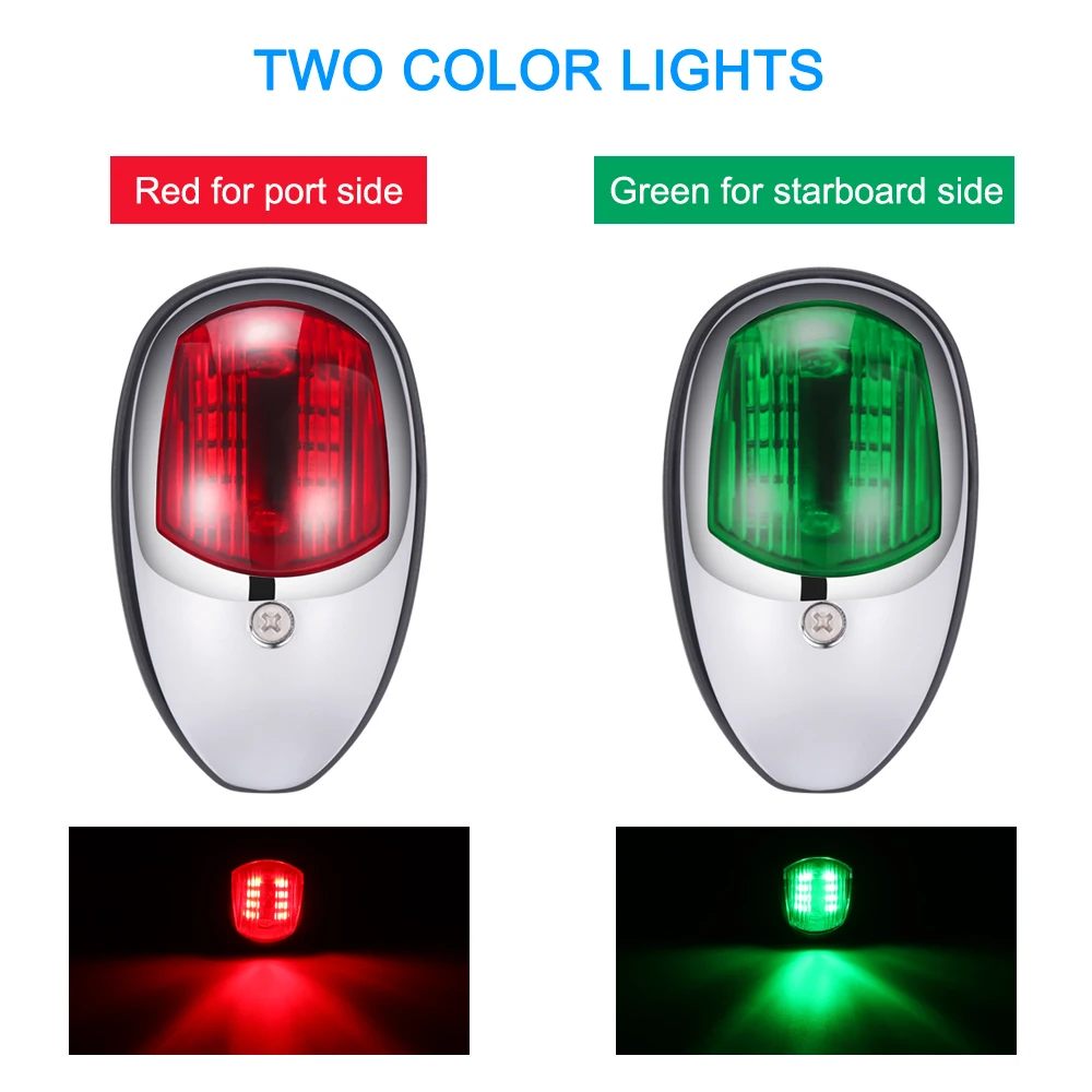 2Pcs Waterproof IP65 Universal ABS LED Navigation Light Warning Lamp Signal Lamp For Marine Boat Fishing Yacht Truck Trailer
2Pcs Waterproof IP65 Universal ABS LED Navigation Light Warning Lamp Signal Lamp For Marine Boat Fishing Yacht Truck Trailer